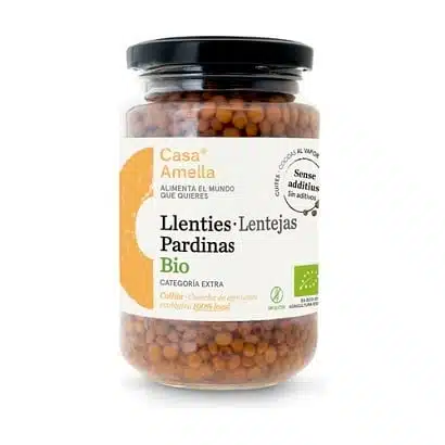 Lenteja Pardina Cocida -sin gluten - CASA AMELLA 540g