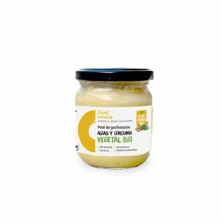 Pate de garbanzos, algas y cúrcuma -sin gluten - CASA AMELLA 180g