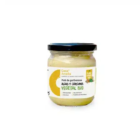 Pate de garbanzos, algas y cúrcuma -sin gluten - CASA AMELLA 180g