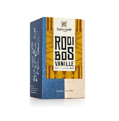 Té Rooibos en bolsitas con vainilla, ecológico -sin gluten- SONNENTOR