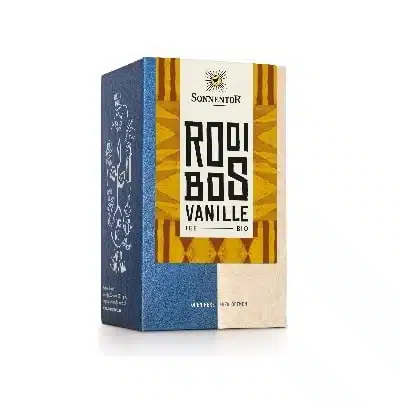 Té Rooibos en bolsitas con vainilla, ecológico -sin gluten- SONNENTOR