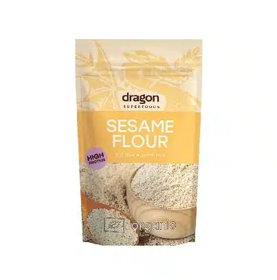 Harina de sésamo ecológica - sin gluten - DRAGON SUPERFOODS 200g
