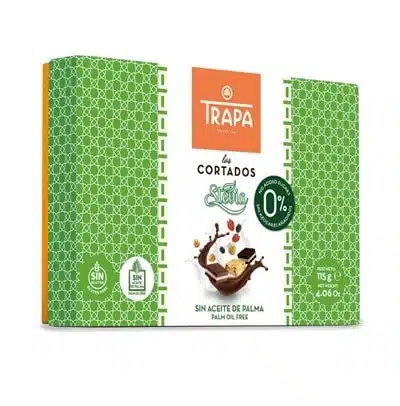 Cortados bombones con stevia - sin gluten - TRAPA 115g