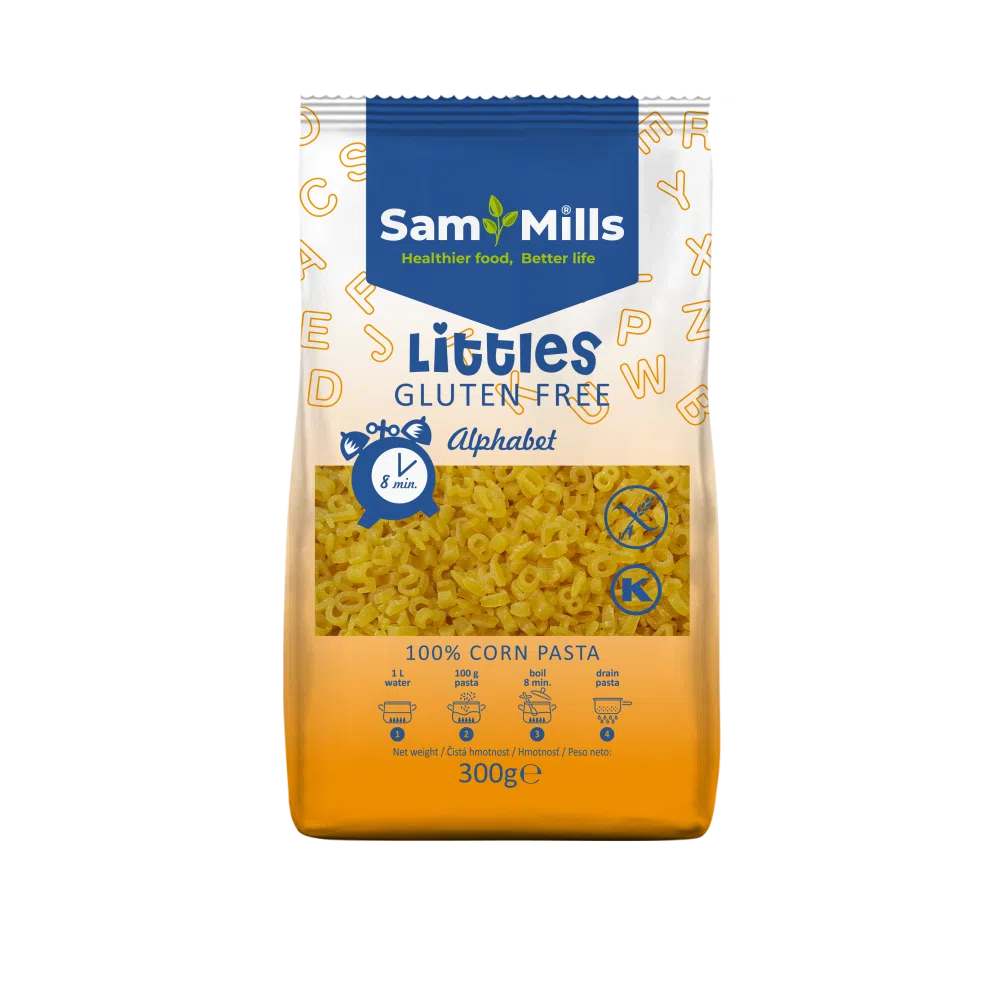 Pasta Fod Kids Letras - sin gluten - SAM MILLS 300g
