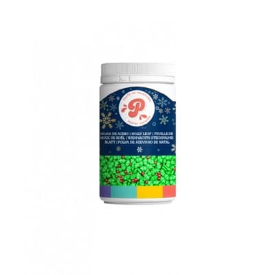 Sprinkles Hojas de acebo de azúcar  PASTRY COLORS 65g OFERTA ESPECIAL