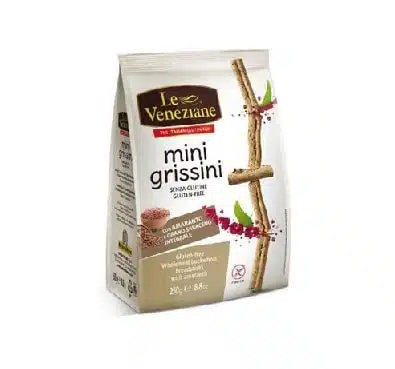 Mini grissini de trigo sarraceno y amaranto - sin gluten - LE VENEZIANE 250gr
