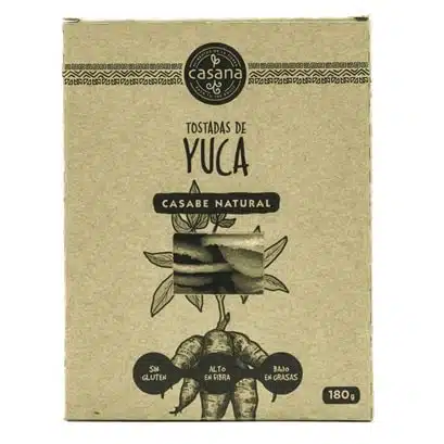 Tostadas de Yuca - bio, sin gluten- CASANA FOODS 180g