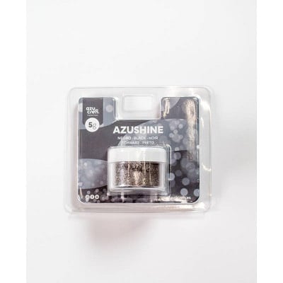 Purpurina comestible negra - sin gluten - Azucren -5g