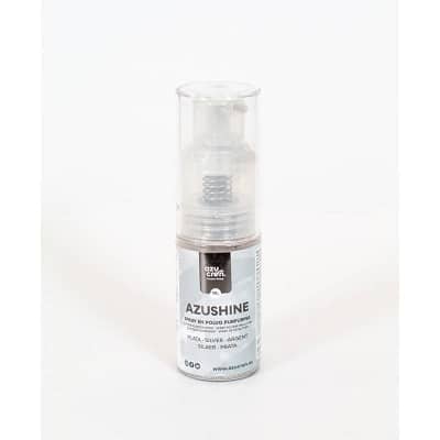 Purpurina comestible color Plata - sin gluten - Azucren -10g