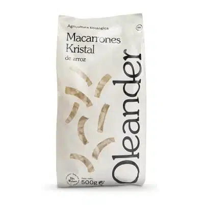 Macarrones Kristal de arroz - sin gluten - OLEANDER 500g