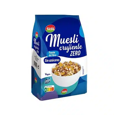 Muesli crujiente Zero – sin gluten , sin azucar – ESGIR 350g