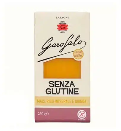 Placas de Lasaña - sin gluten - GAROFALO 250g