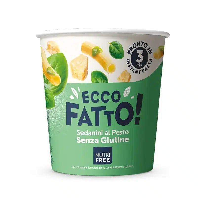 Sedanini al Pesto - sin gluten - NUTRIFREE 70g