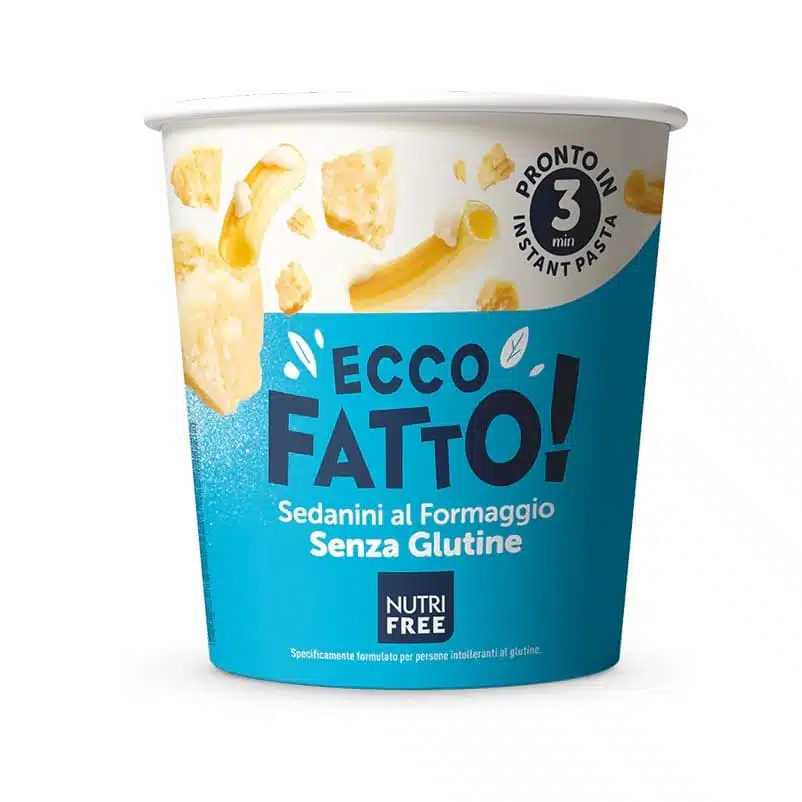Sedanini con Queso - sin gluten - NUTRIFREE 70g