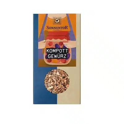 Mezcla de especias ecológicas para compota - sin gluten - SONNENTOR 55g