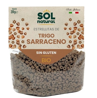 Estrellitas de trigo sarraceno Bio - sin gluten - SOL NATURAL 250g