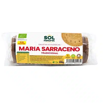 Marias de trigo sarraceno tradicionales - sin gluten, bio - SOL NATURAL 200g