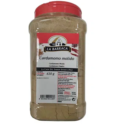 Cardamomo molido - sin gluten - LA BARRACA 610g