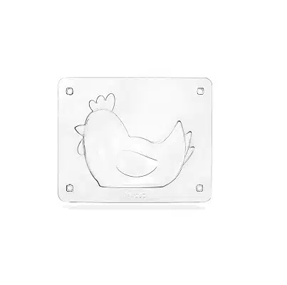 Set de 3 moldes de Gallina de Pascua 3D IBILI