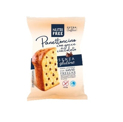 Panettoncino con Gotas de Chocolate - sin gluten, sin lactosa - NUTRIFREE 100g