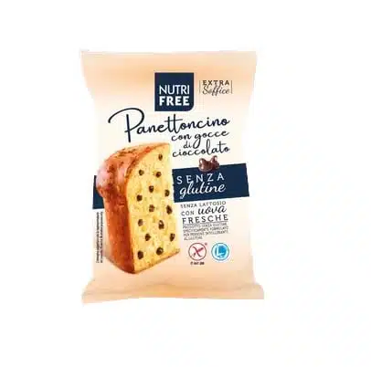 Panettoncino con Gotas de Chocolate - sin gluten, sin lactosa - NUTRIFREE 100g