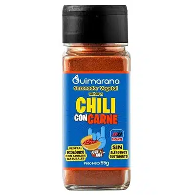 Sazonador vegano sabor chilli con carne - sin gluten - GIMME SABOR 55g