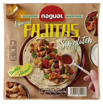Tortitas de Maíz especial fajitas - sin gluten, veganas - NAGUAL