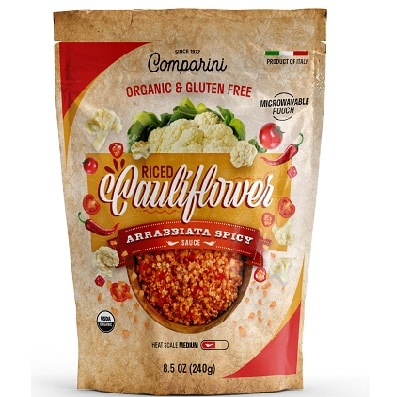 Arroz de Coliflor bio Tex Mex - sin gluten - COMPARINI 240g