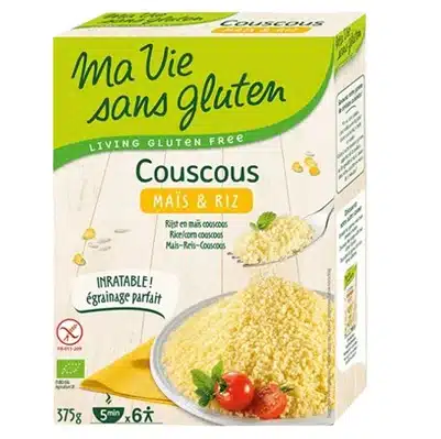 Cous Cous de maiz y arroz -sin gluten, bio-  MA VIE SANS 375g