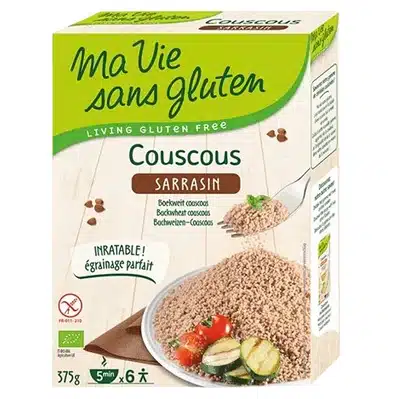 Cous Cous de trigo sarraceno -sin gluten, bio -  MA VIE SANS 375g