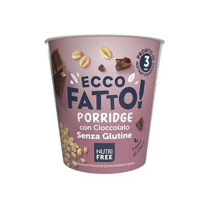 Porridge con chocolate - sin gluten - NUTRIFREE 50g