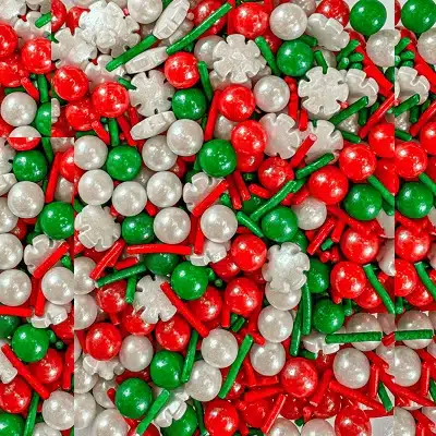 Sprinkles colores navideños AZUCREN 90gr
