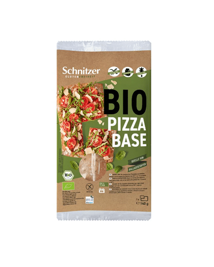 Base de pizza - sin gluten, ecológico  - SCHNITZER 140g
