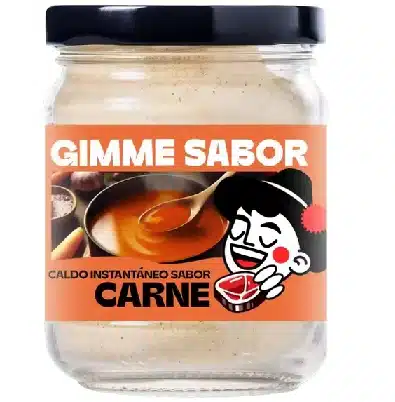 Caldo instantaneo vegano sabor carne - sin gluten - GIMME SABOR 125g