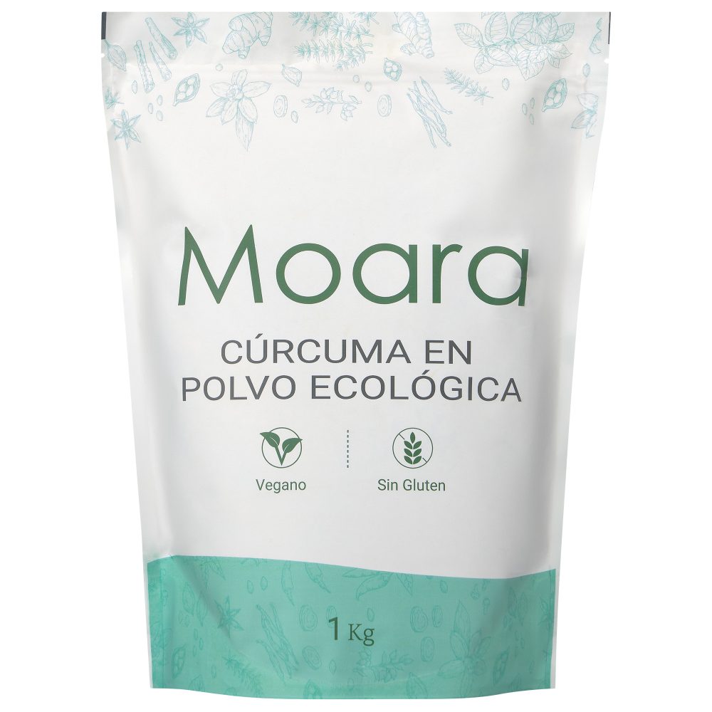 Cúrcuma en polvo ecológica - sin gluten - MOARA 1kg