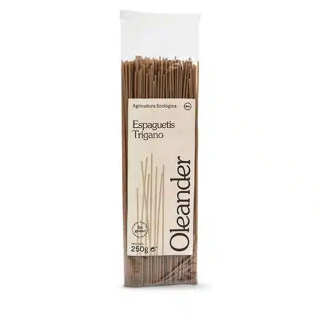 Espaguetis integrales trigano - sin gluten - OLEANDER 250g