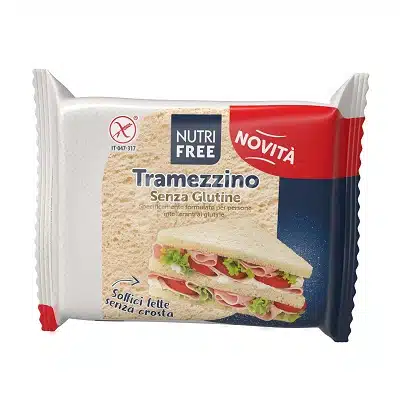 Pan de sandwich Tramezzino - sin gluten - NUTRIFREE 160g