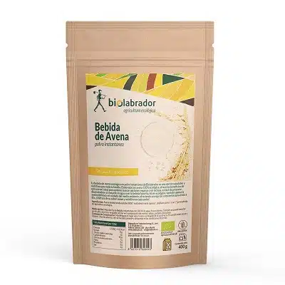 Bebida de avena en polvo- sin gluten, ecológica - BIOLABRADOR 400g