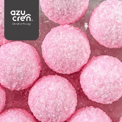 Bola rosa bebe para decoración - Sin Gluten - AZUCREN 60gr