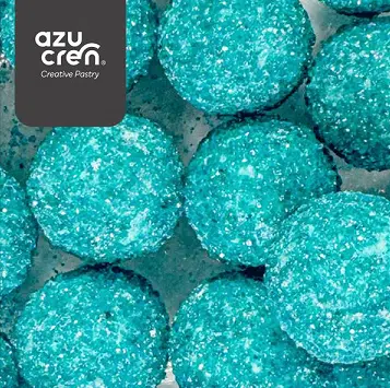 Bola turquesa para decoración - Sin Gluten - AZUCREN 60gr
