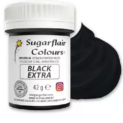 Colorante en pasta negro intenso - sin gluten - SUGARFLAIR COLOURS 42g