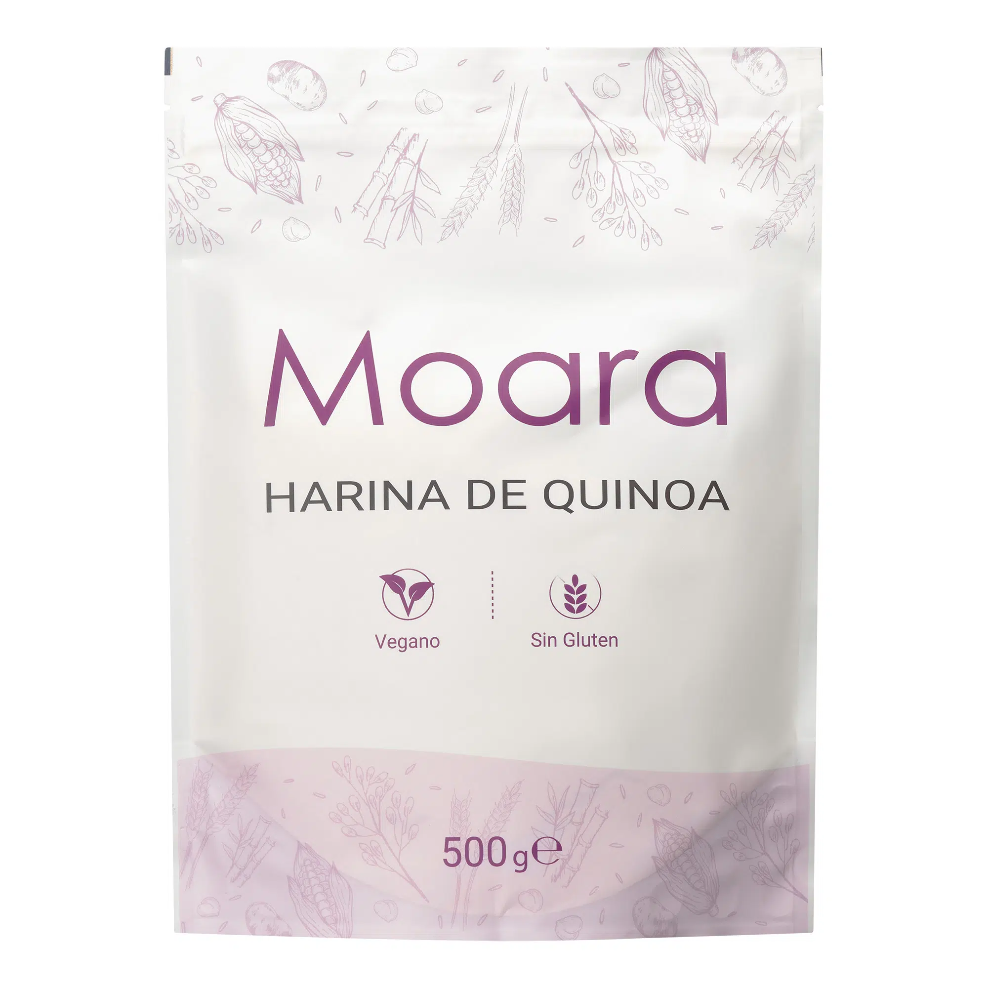 Harina de quinoa - sin gluten - MOARA 500g 1 Harina de quinoa - sin gluten - MOARA 500g
