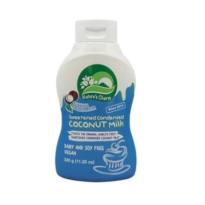 Leche condensada de coco sin leche – Vegana- NATURE’s CHARM 320g Botella