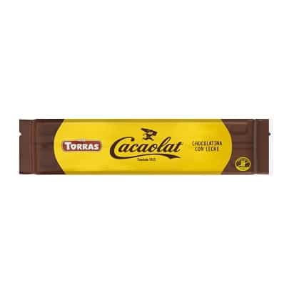Chocolatina con leche y Cacaolat - sin gluten - TORRAS 20g