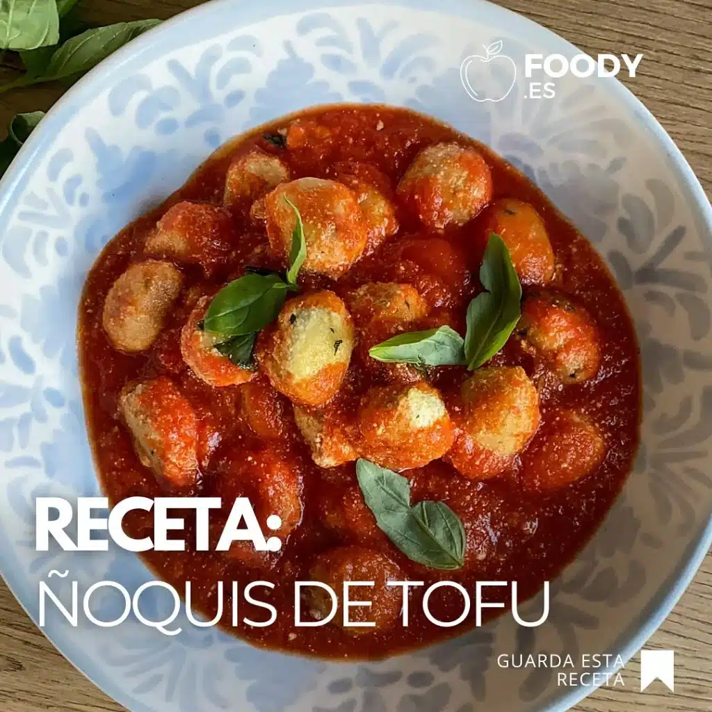 Ñoquis de Tofu con Salsa de Tomate y Albahaca: Veganos, Sin Gluten y Deliciosos 2 Ñoquis de Tofu Foody