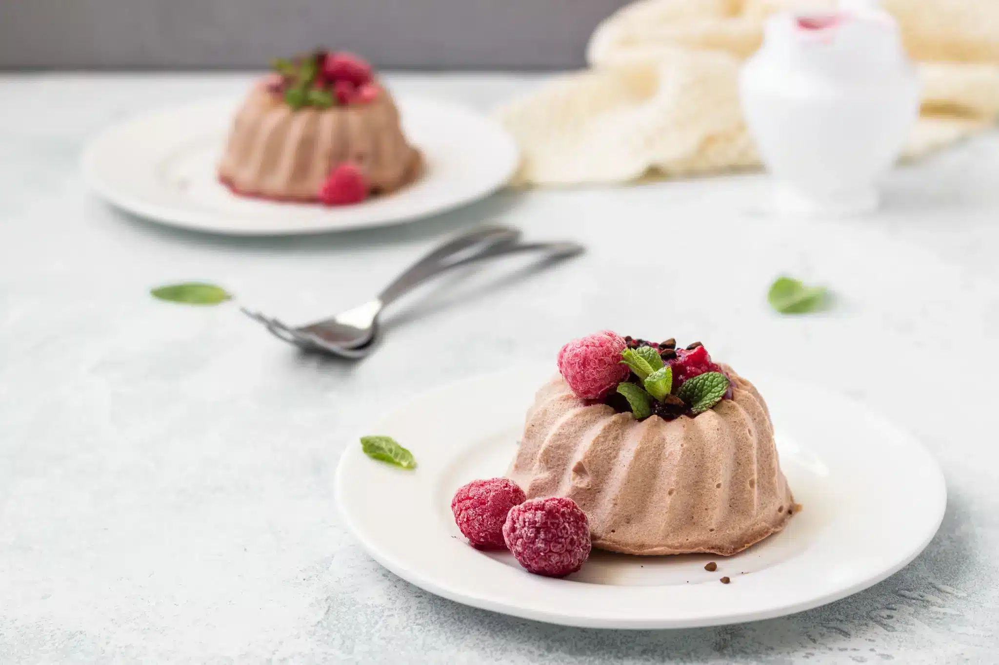 Panna Cotta Estilo Nutella, Vegana, Sin Gluten Foody
