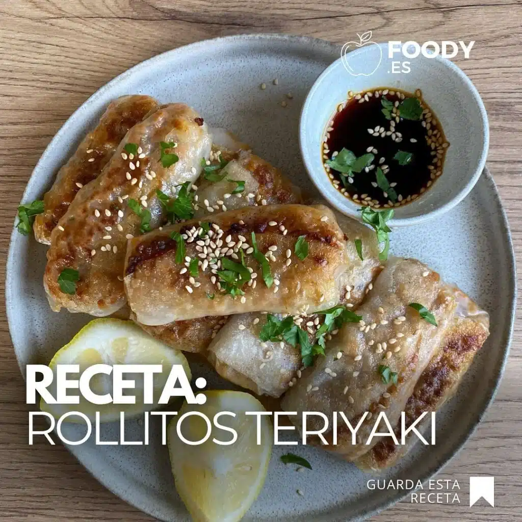 Rollitos Teriyaki Veganos y Sin Gluten: Crujientes, Deliciosos y Fáciles 2 Rollitos Teriyaki Foody