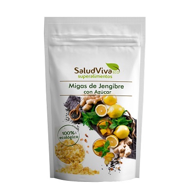 Migas de Jengibre con azúcar, ecológico - sin gluten- SALUD VIVA 80g