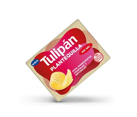 Plantequilla sin sal - sin gluten, vegana - TULIPAN 250g