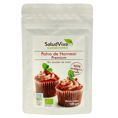 Polvo de Hornear Premium ecológico - sin gluten- SALUD VIVA - 100g
